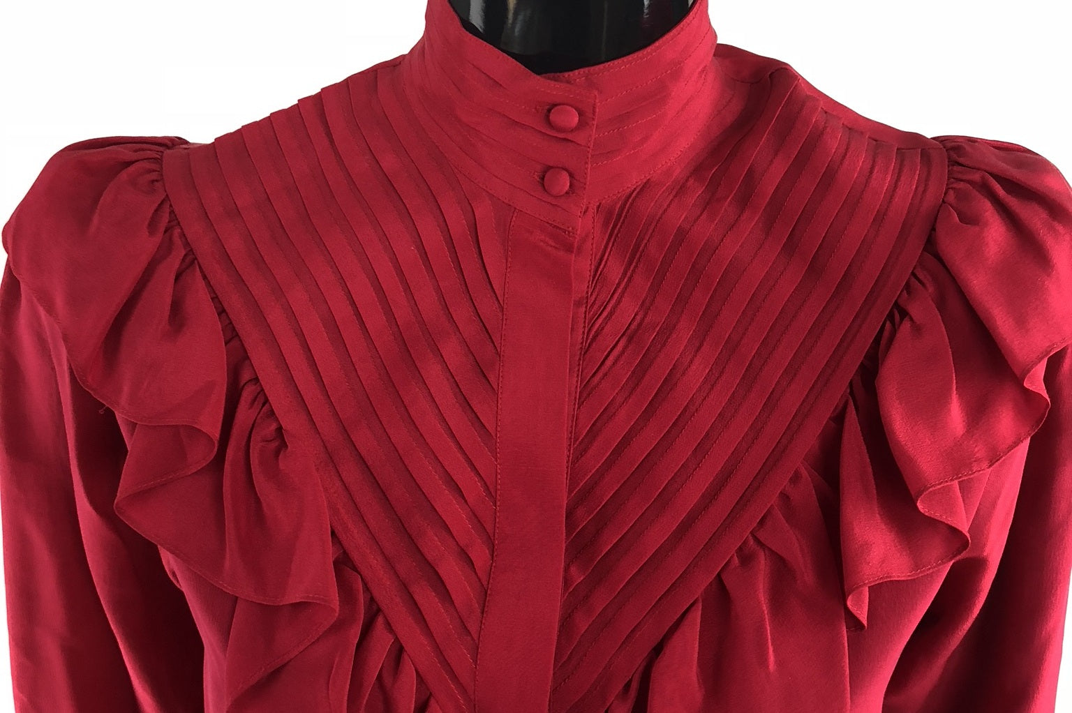 Lady in Red Blouse