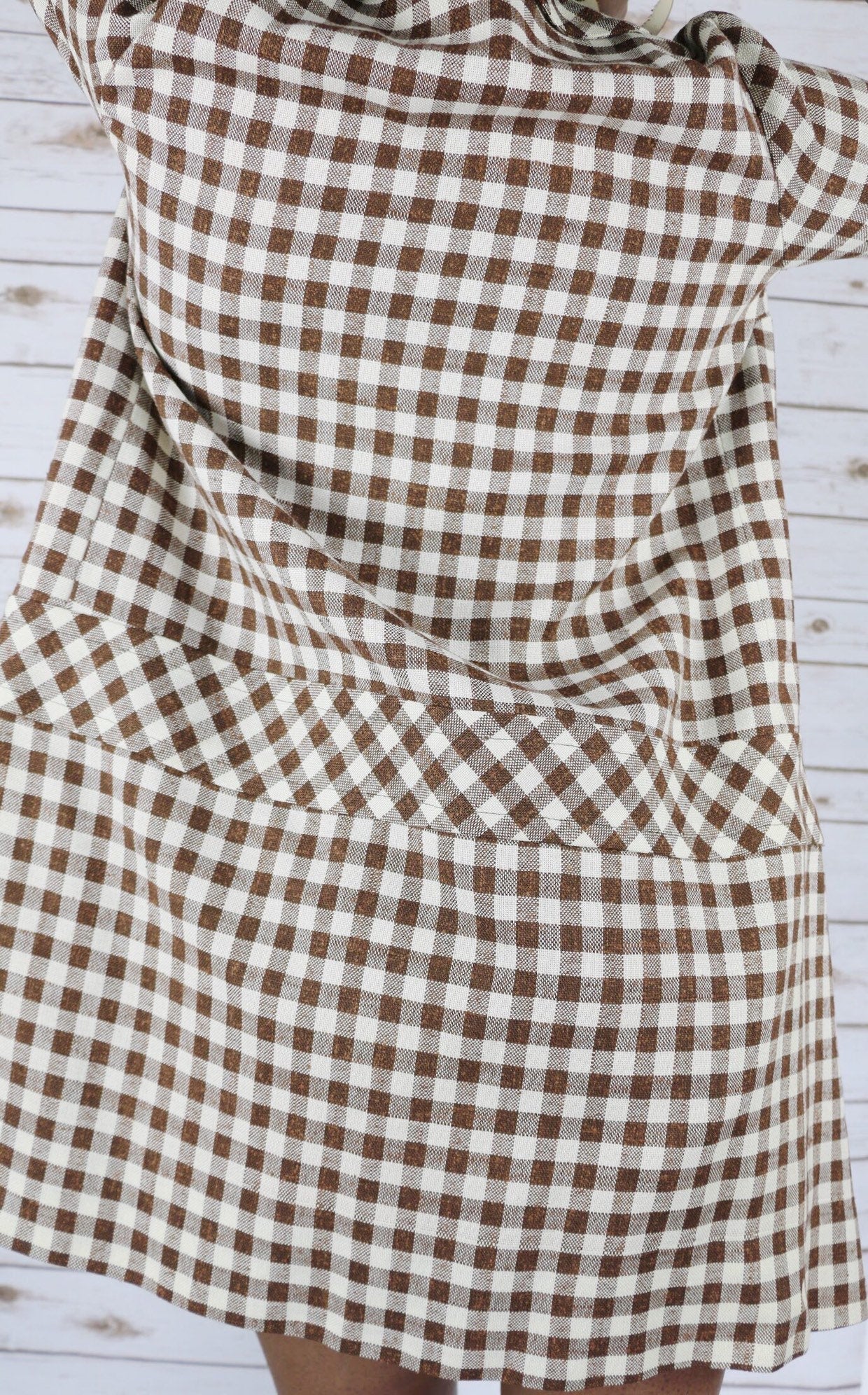 Live: 188 Vintage 70's Checkered Wool Blazer