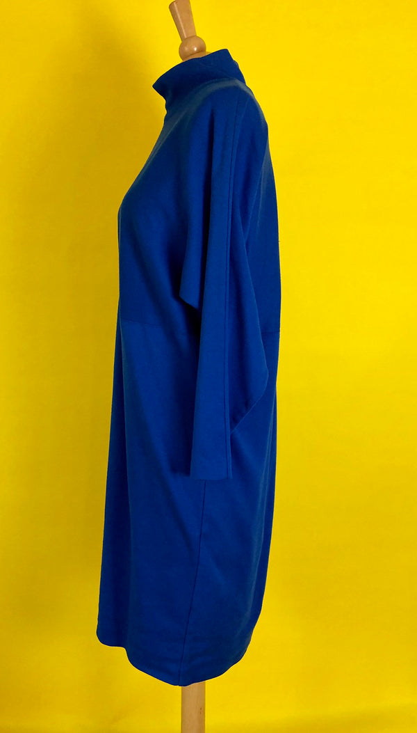 80s Blue Vintage Dress