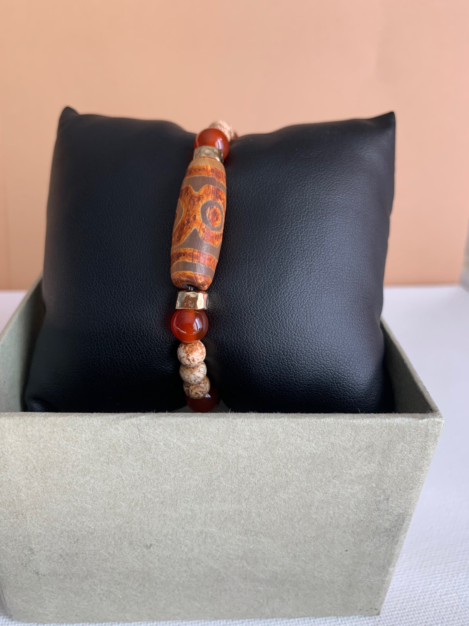 Tibetan and Agate Stone Bracelet