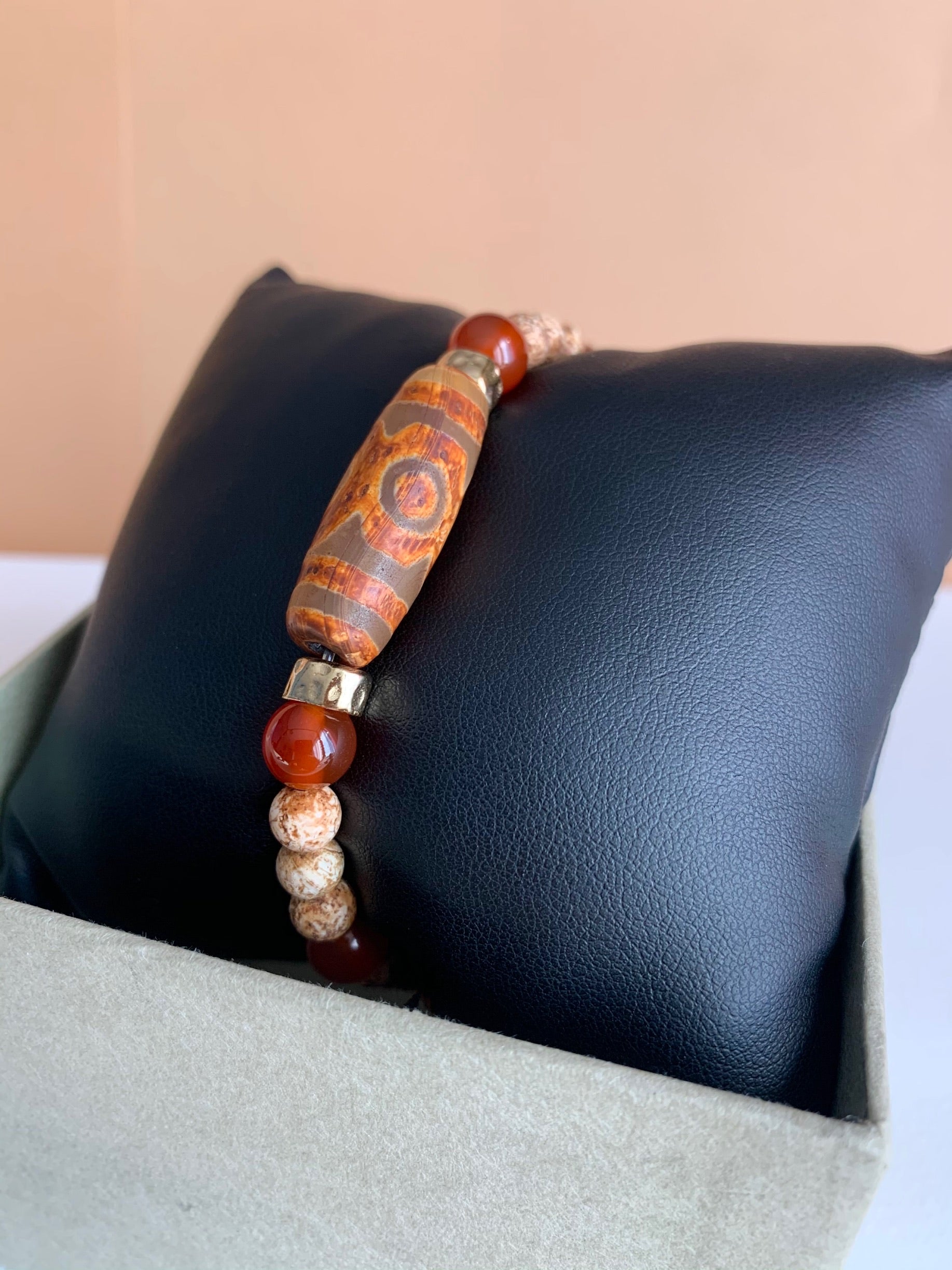 Tibetan and Agate Stone Bracelet