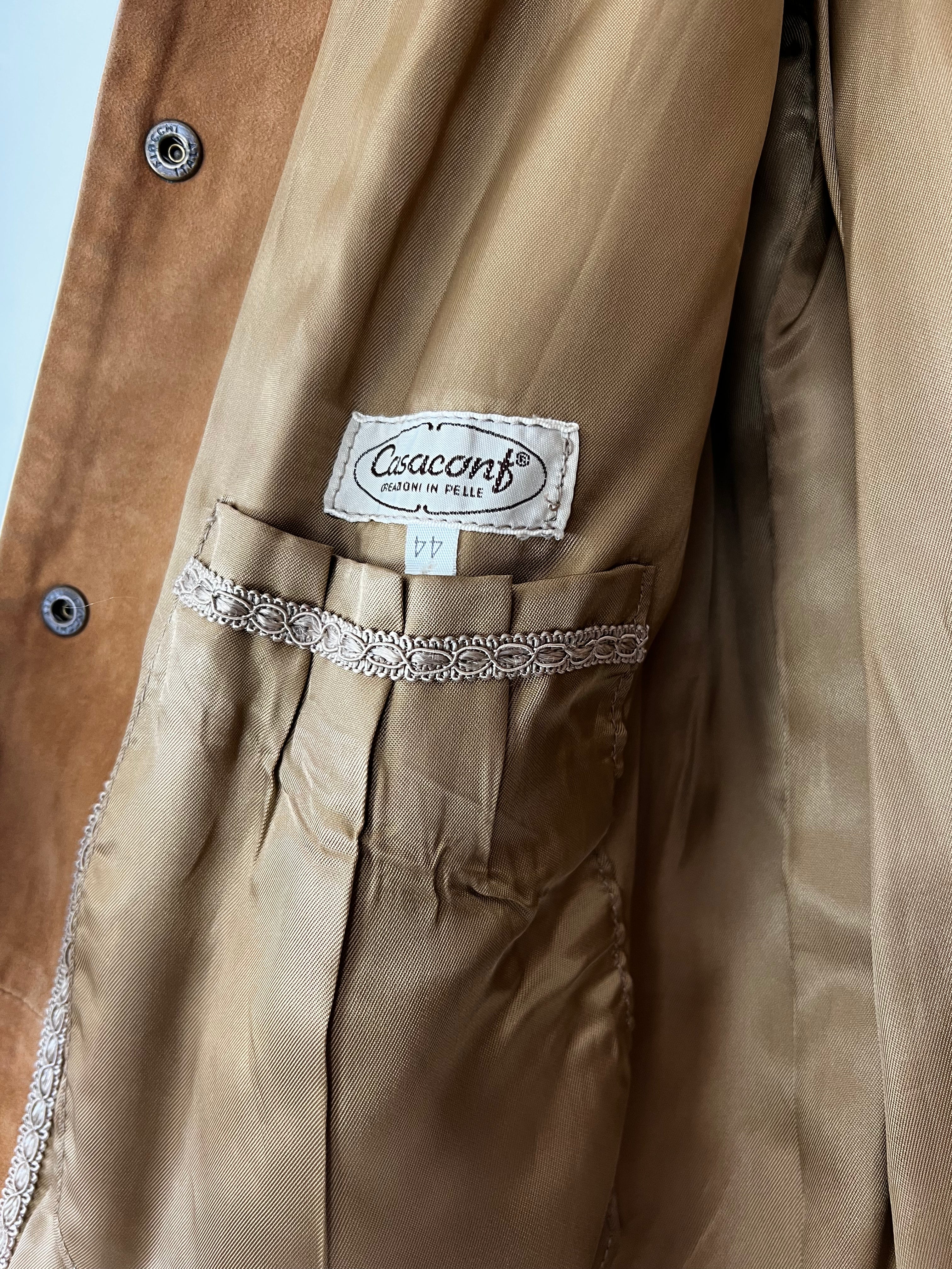 Live: 08 Vintage Italian-Made Ultra Soft Suede Jacket
