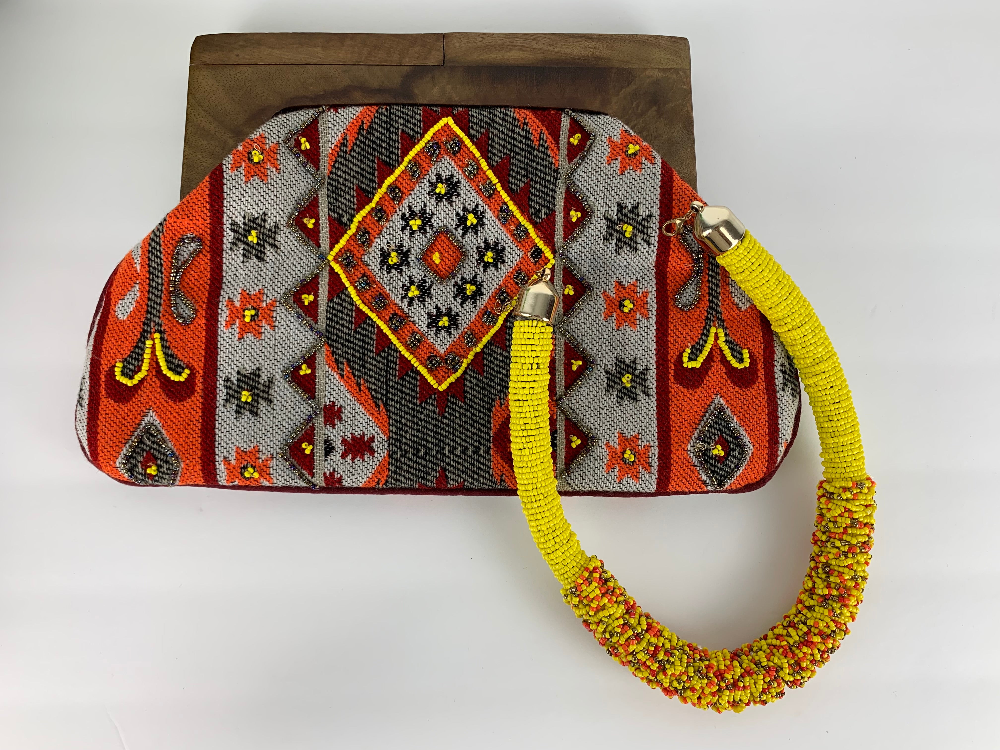 Johari Beaded Clutch