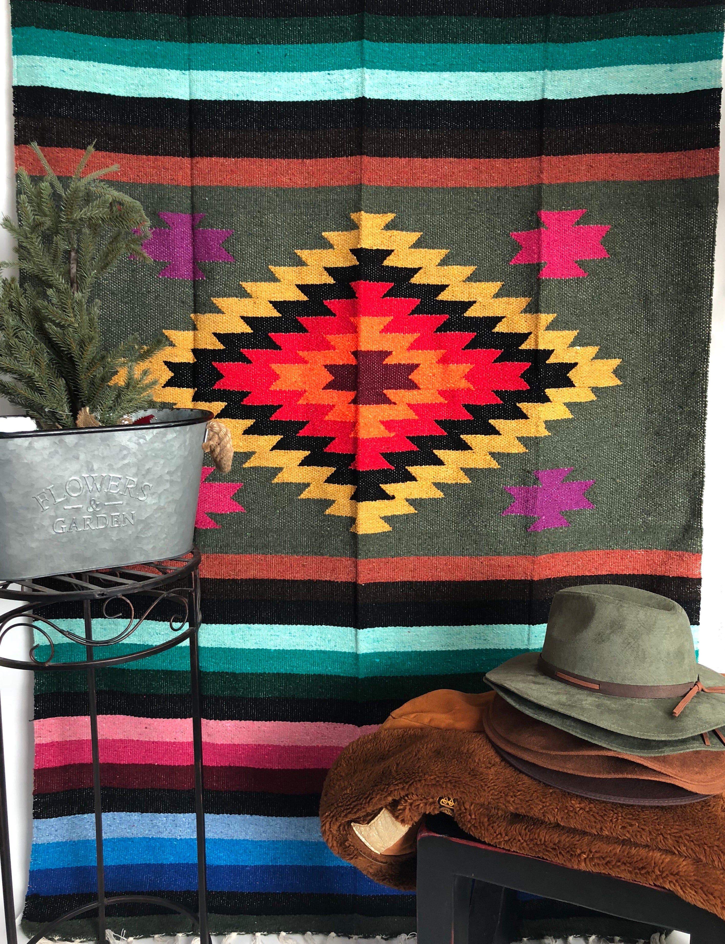 Mexican Large Loomed Blankets
