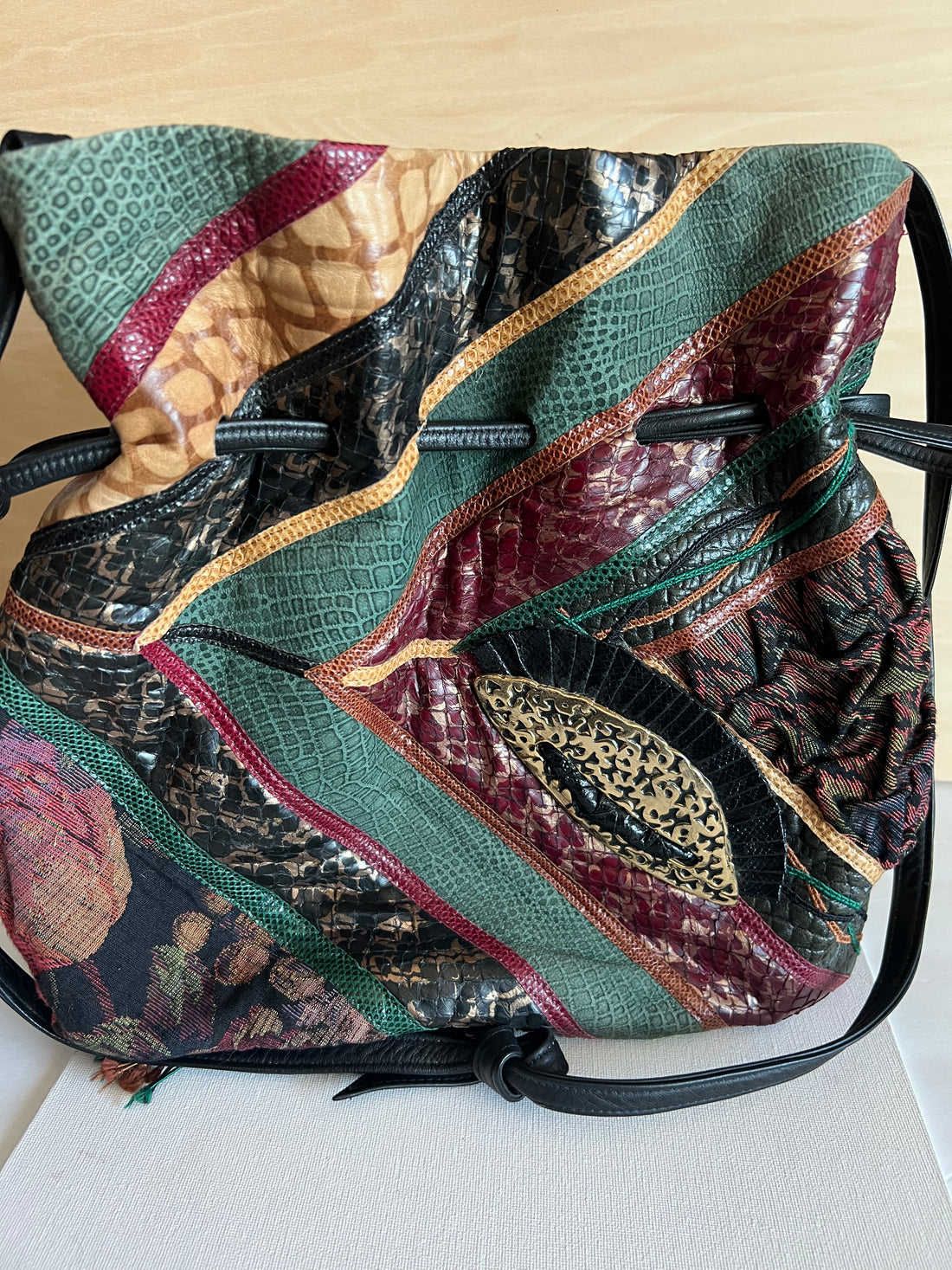 Carlos Falchi Bag vintage 80s handbag