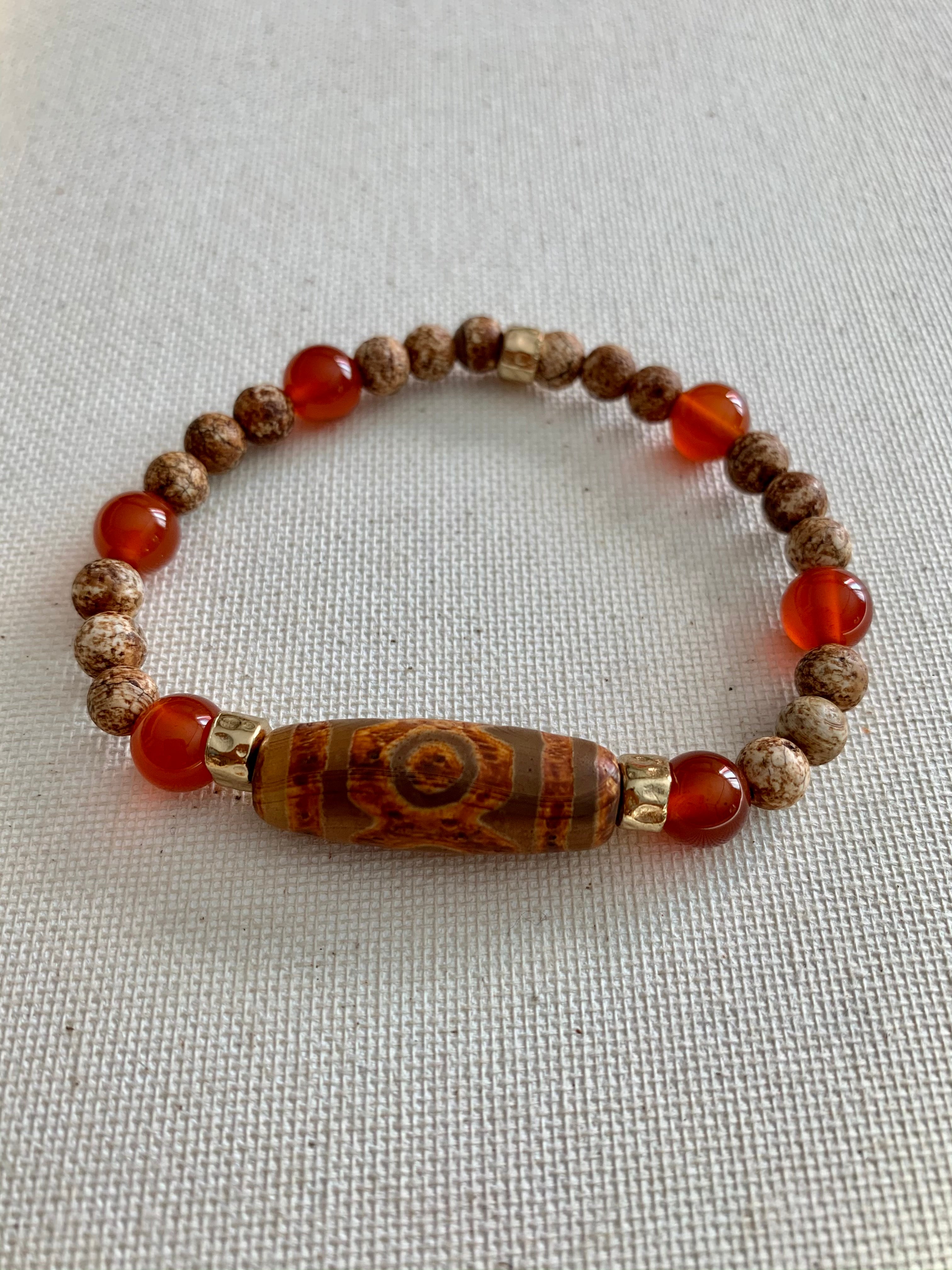 Tibetan and Agate Stone Bracelet