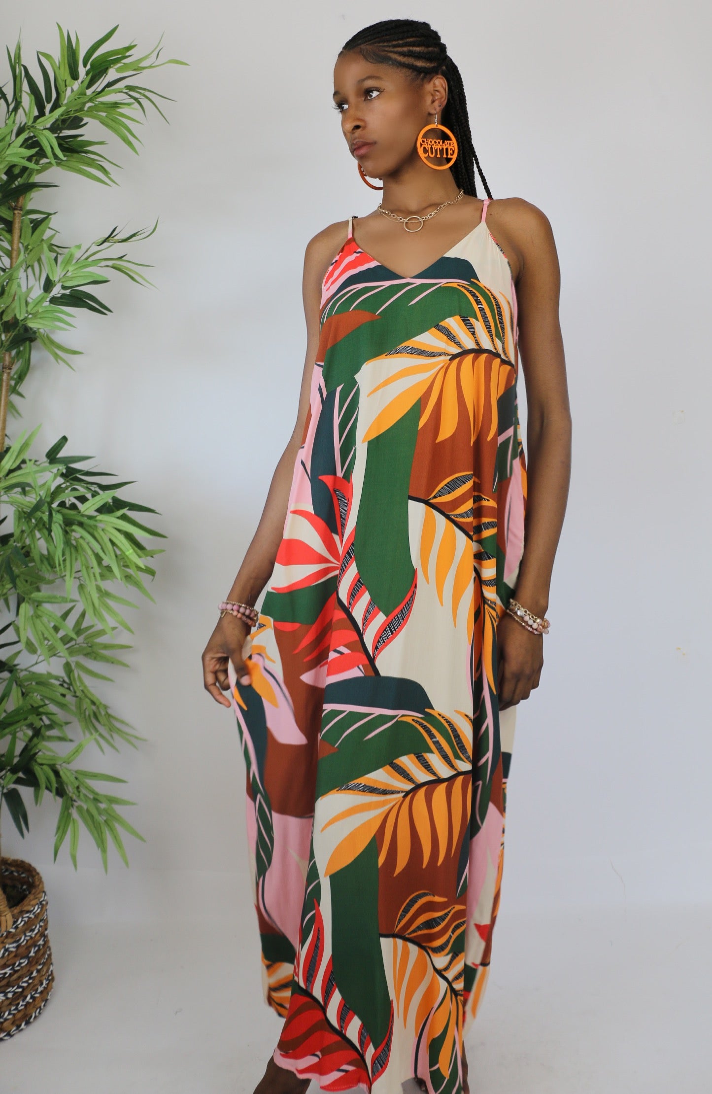 Tropic Island Maxi Dress Large / Yellow Multi Tropic Island Maxi Dress Large / Yellow Multi