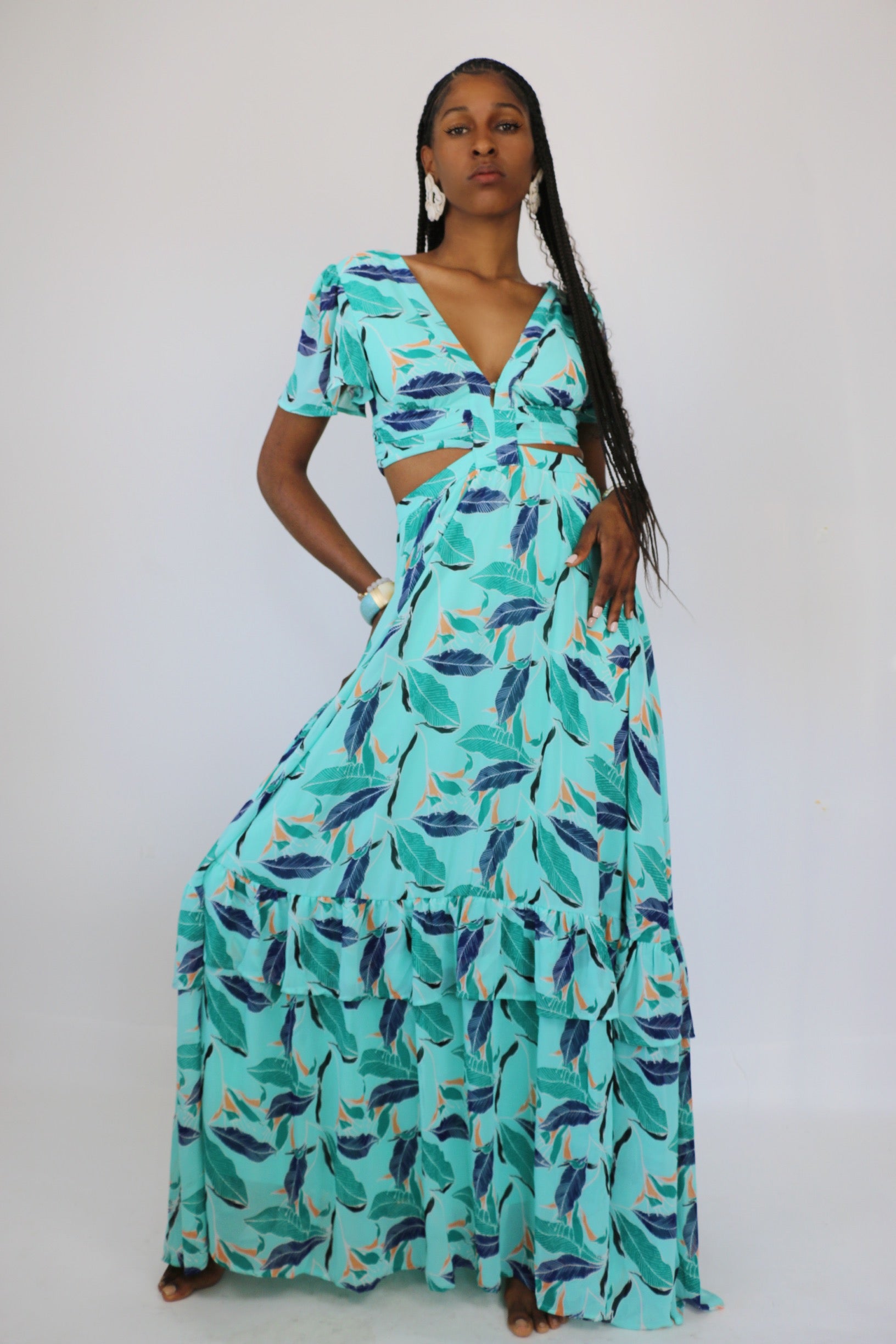 Bora Cove Maxi Dress Small / Turquoise Bora Cove Maxi Dress Small / Turquoise