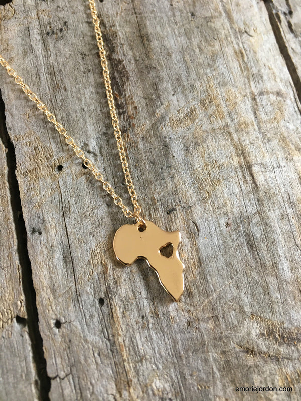 Love Africa Charm Necklace