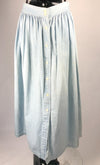 Vintage Morning Sky Denim Jean Skirt