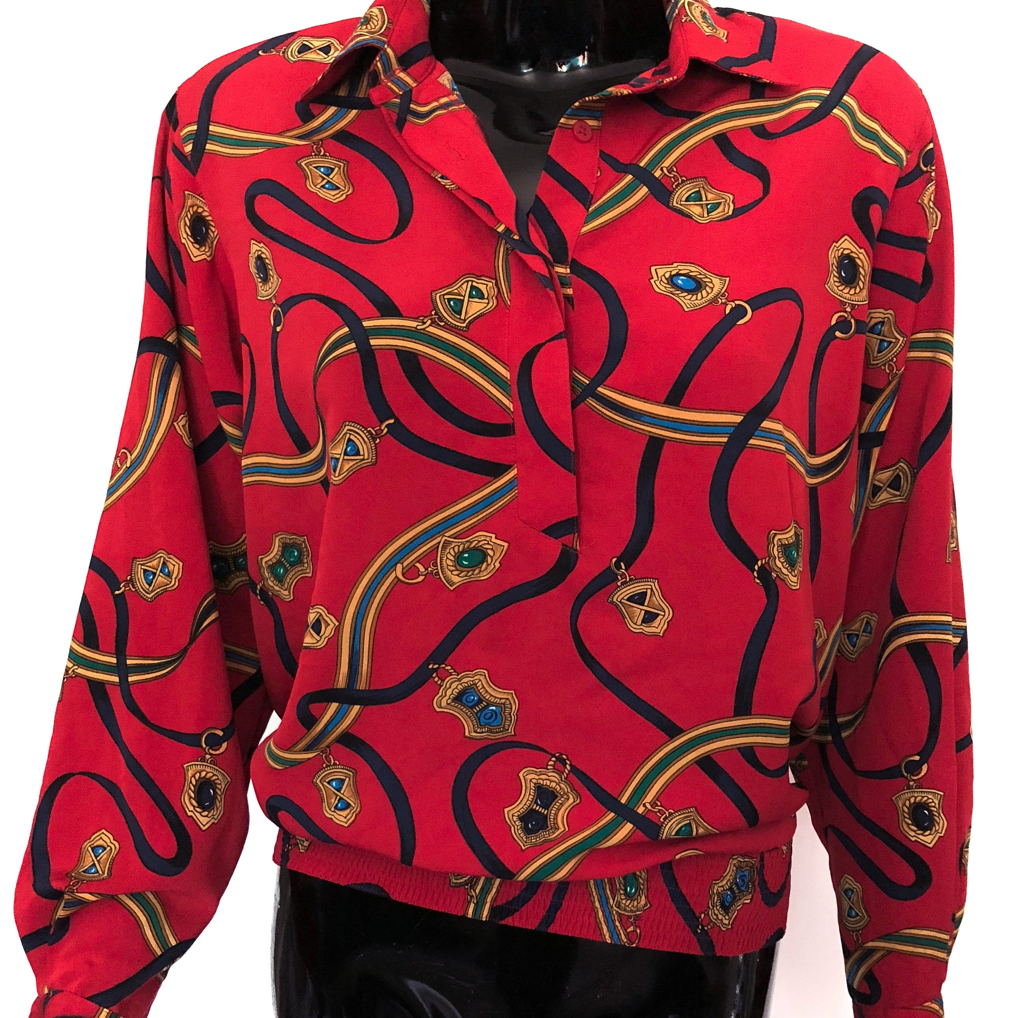 Ribbons & Jewels Pull Over Blouse