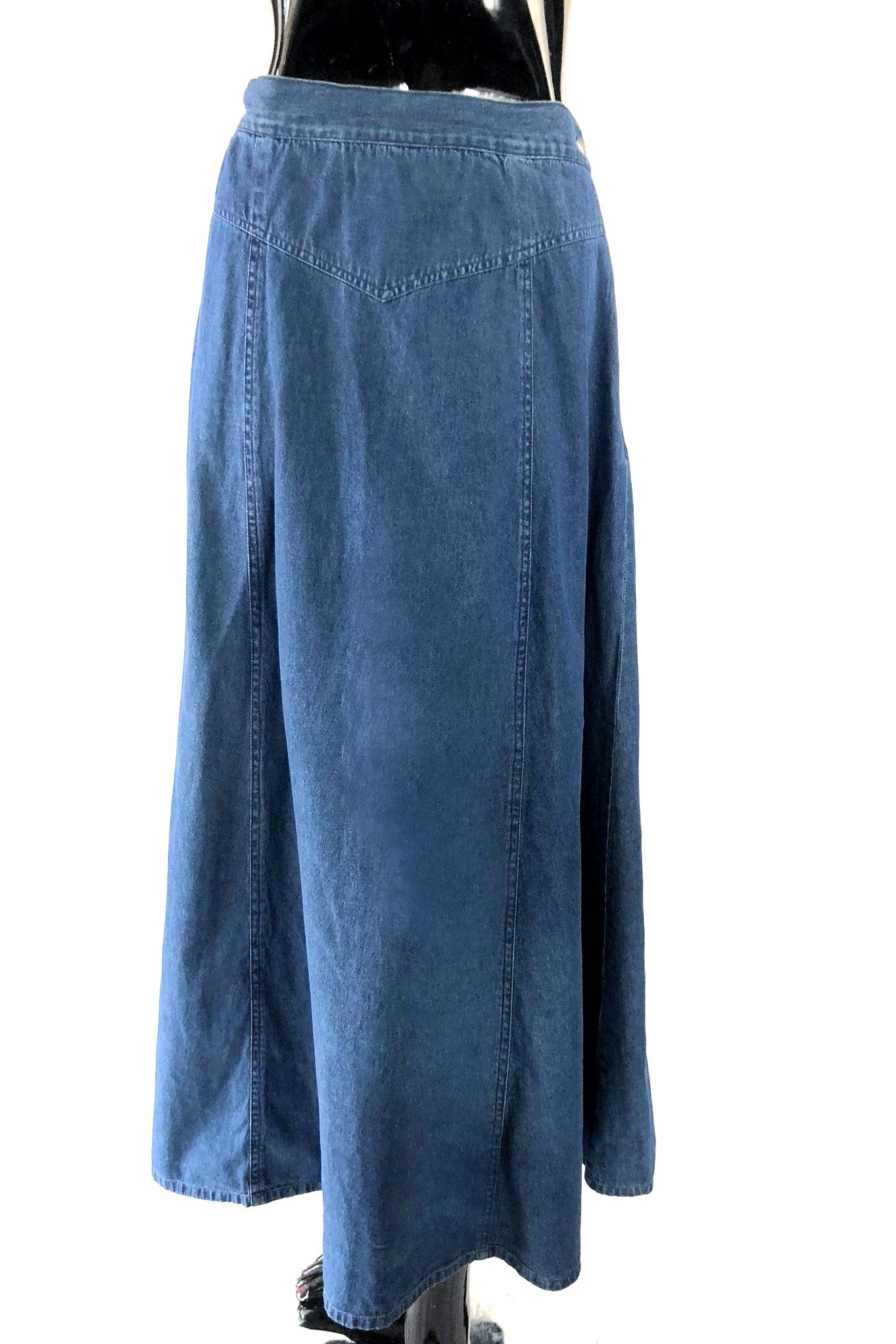 Vintage Damsel in Denim Skirt