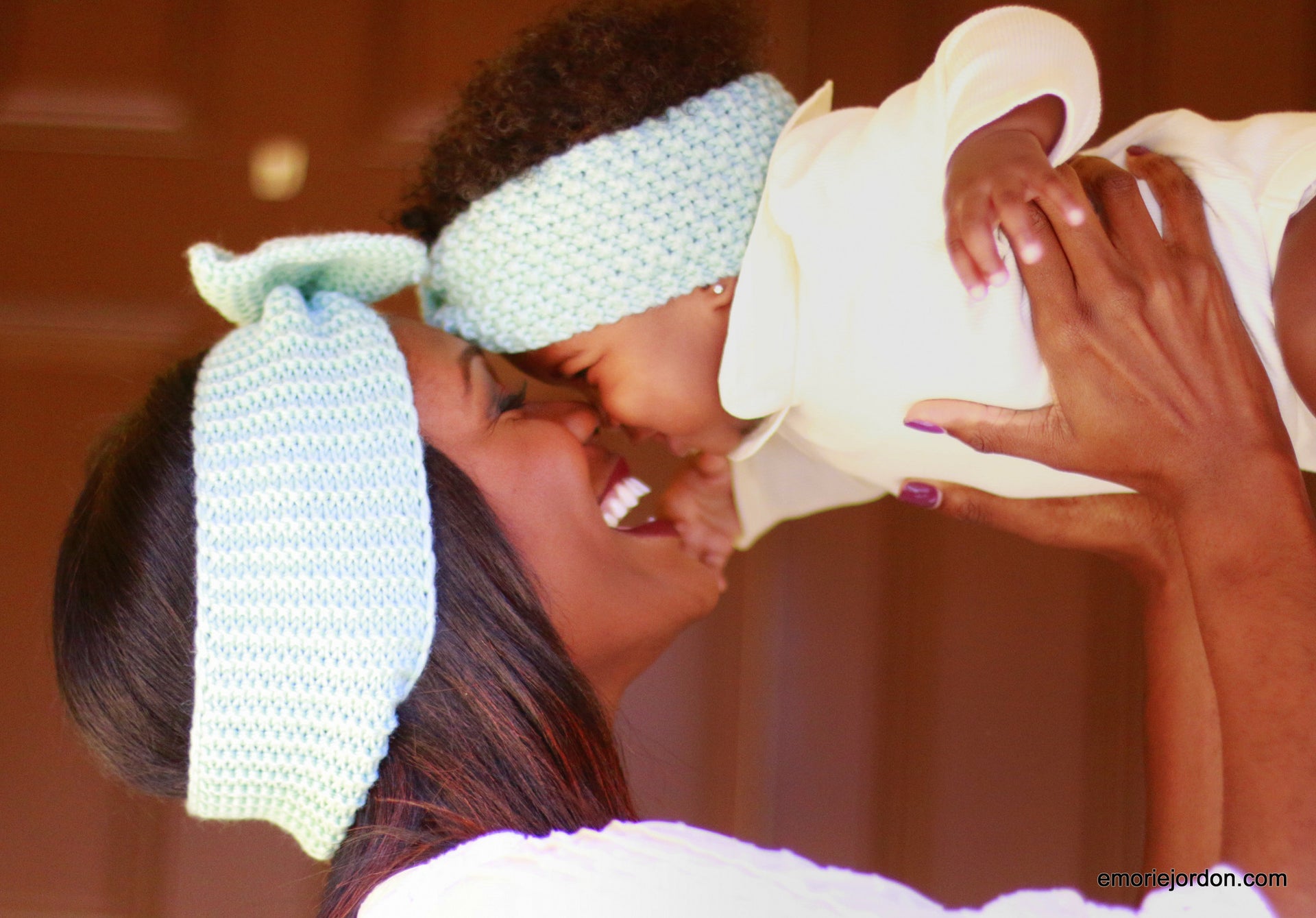 Mommy and Me Crochet Headband Set