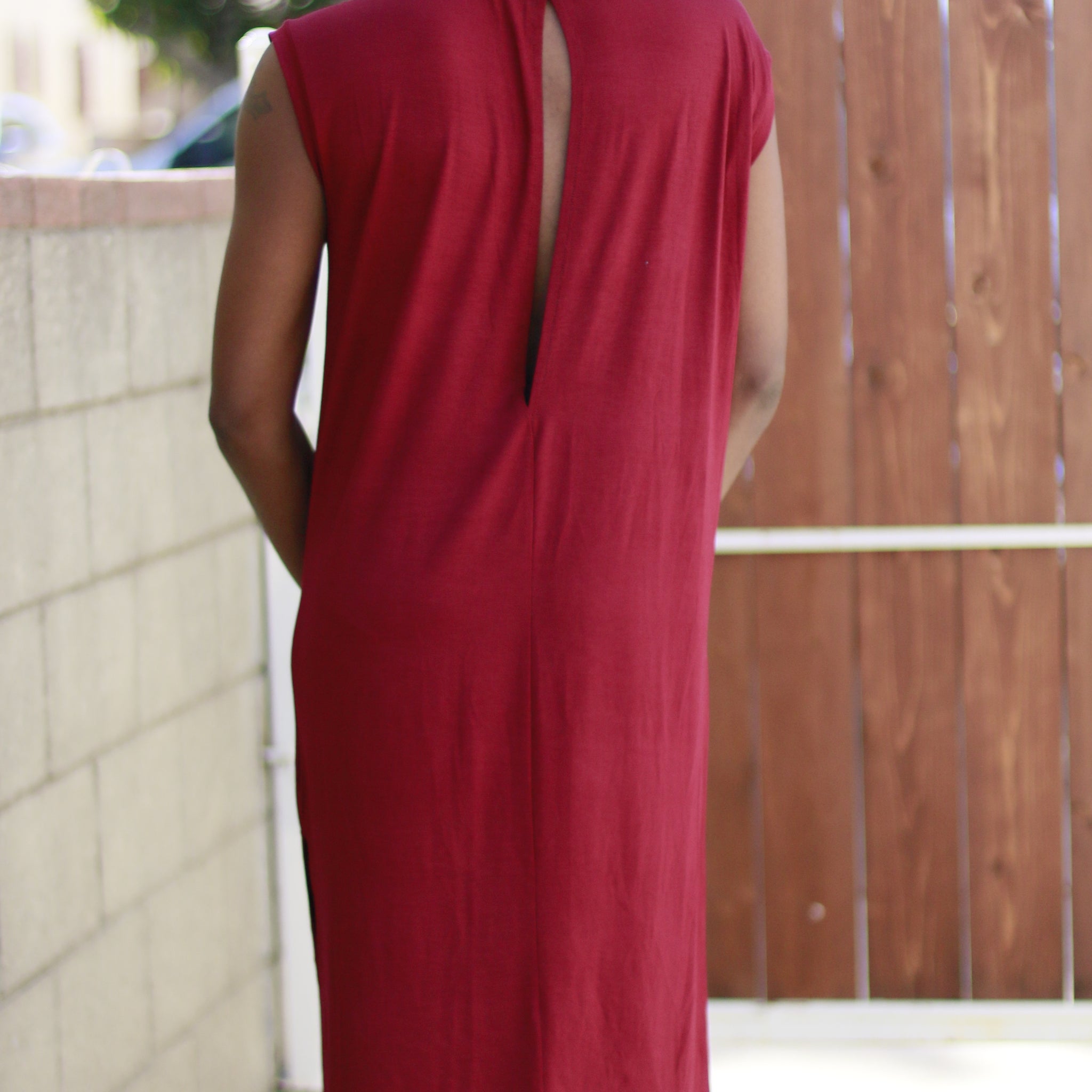 Muscle Sleeve Tunic Dress