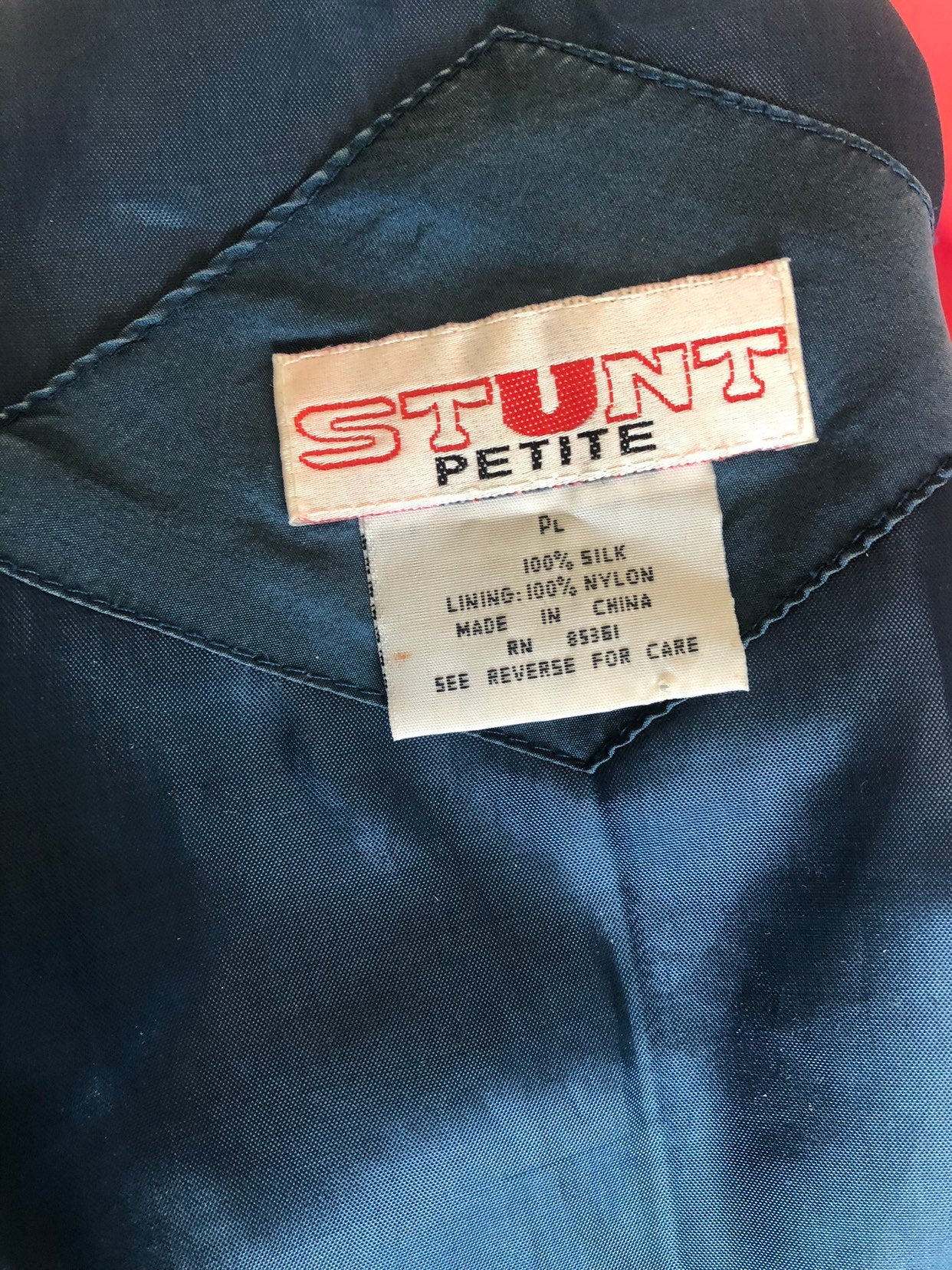 Vintage Silk Wind Breaker Jacket Plus Size