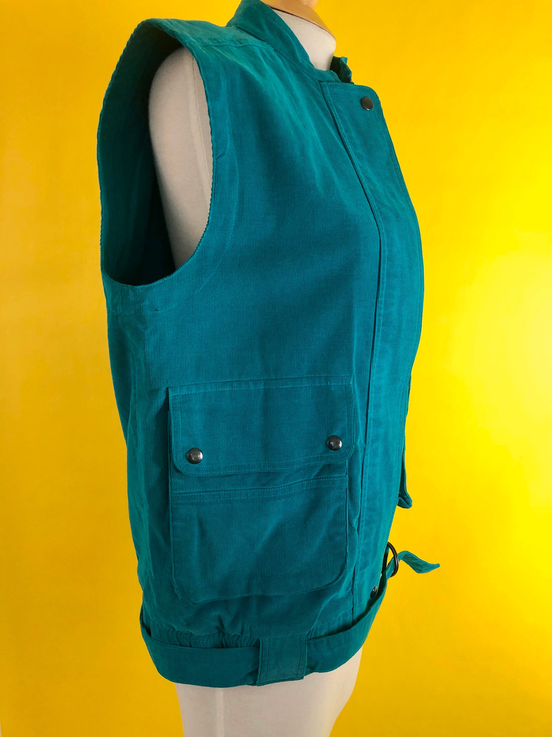 Vintage Corduroy Cargo Vest
