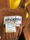 Girls 1970s vintage corduroy overalls by Choozie Brand