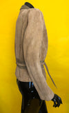 Leather Suede combo Vintage 80s Jacket by Wilson’s Leather