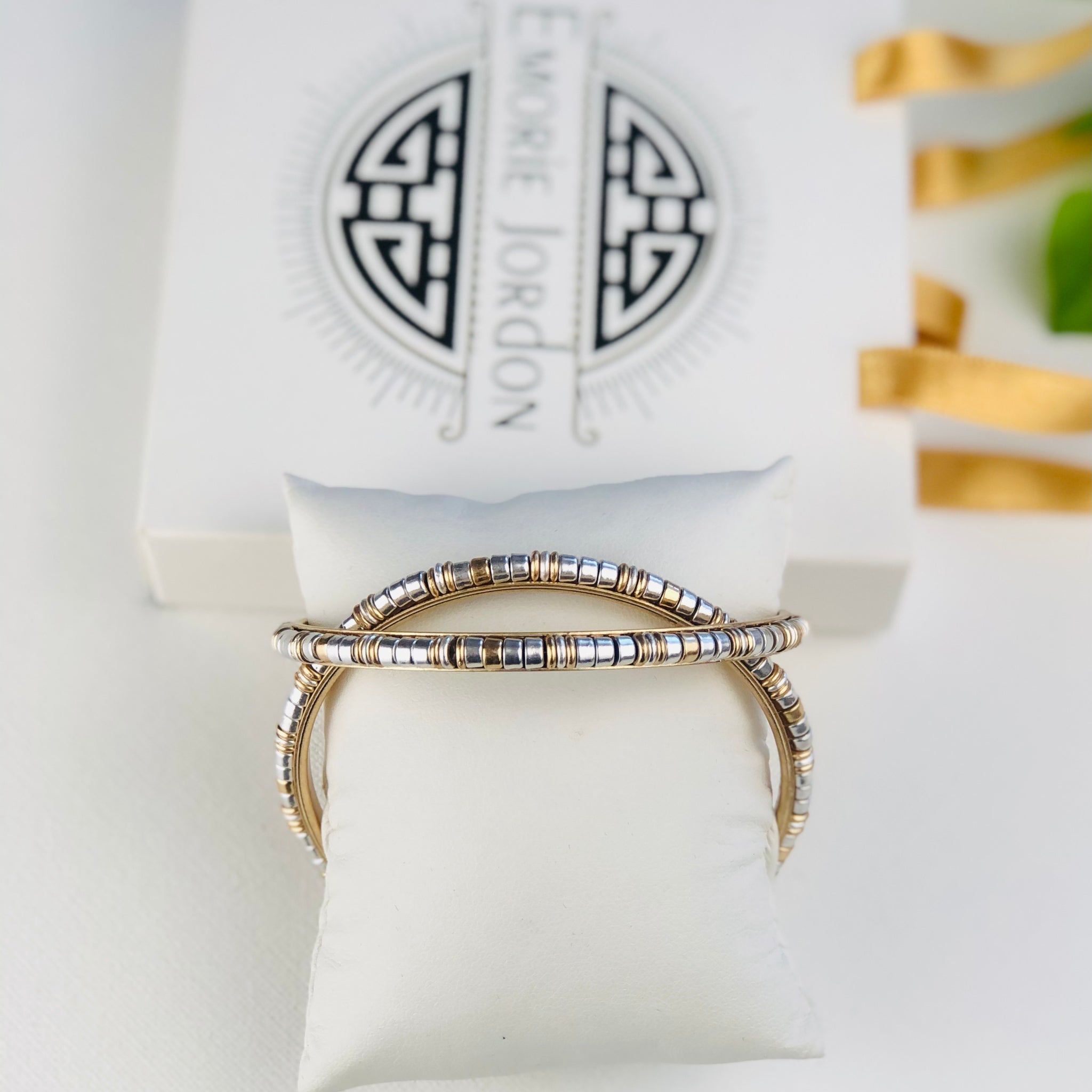 Seed Bead Bangle Set