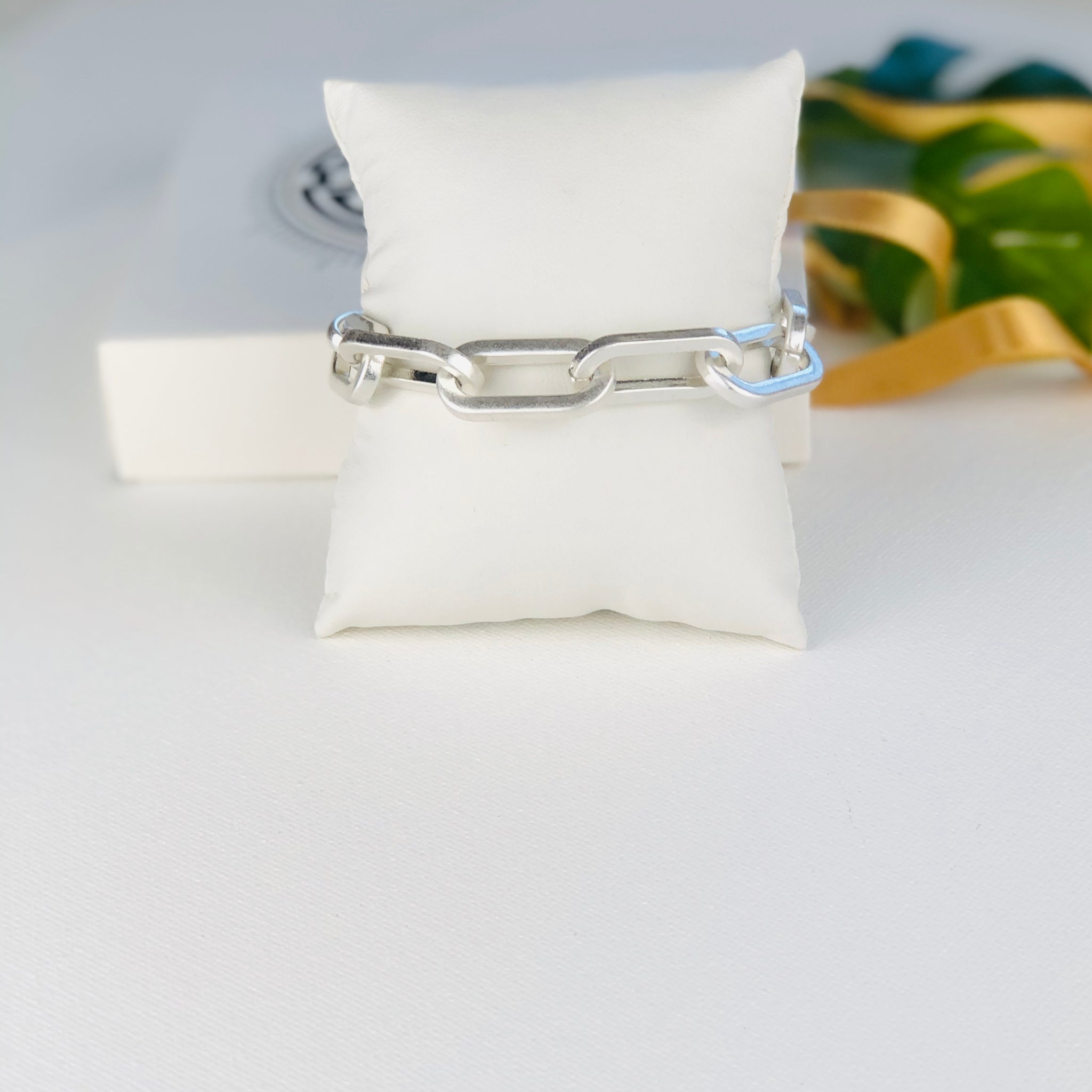 Silver Carabiner Bracelet