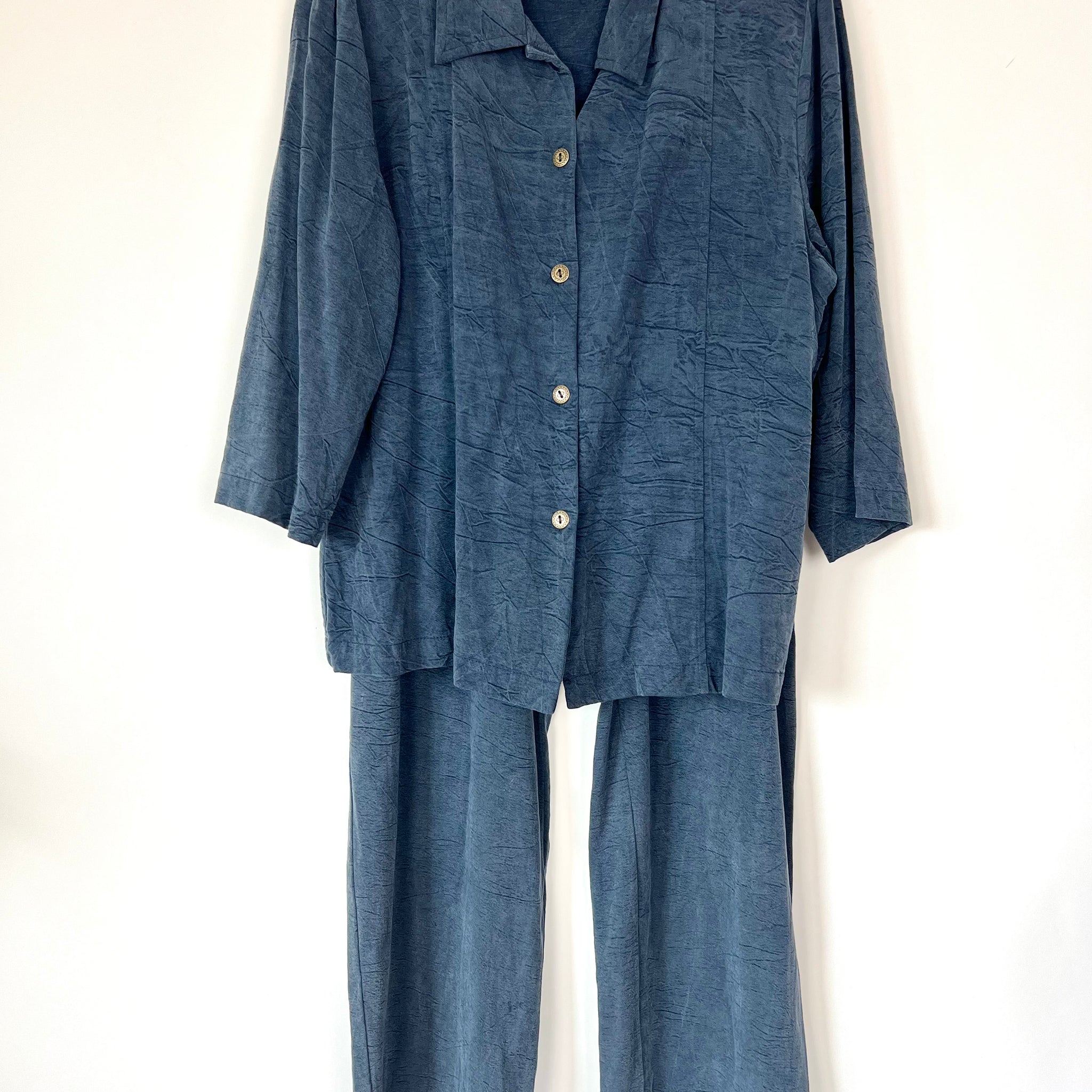Live: 134 Vintage Denim 2 Pc Pants Set