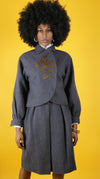 Live: 172 Vintage Couture Nina Ricci Cape Suit