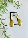 Wova Handmade Brass Earrings