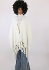 Live: 178 Ivory Vintage Wool Wrap