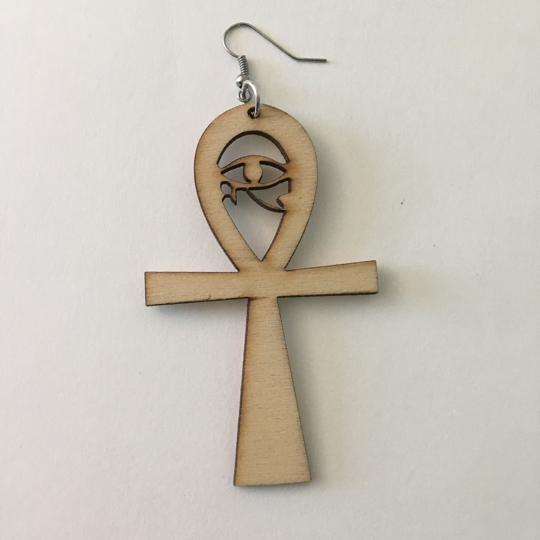 Wadjet Wooden Ankh