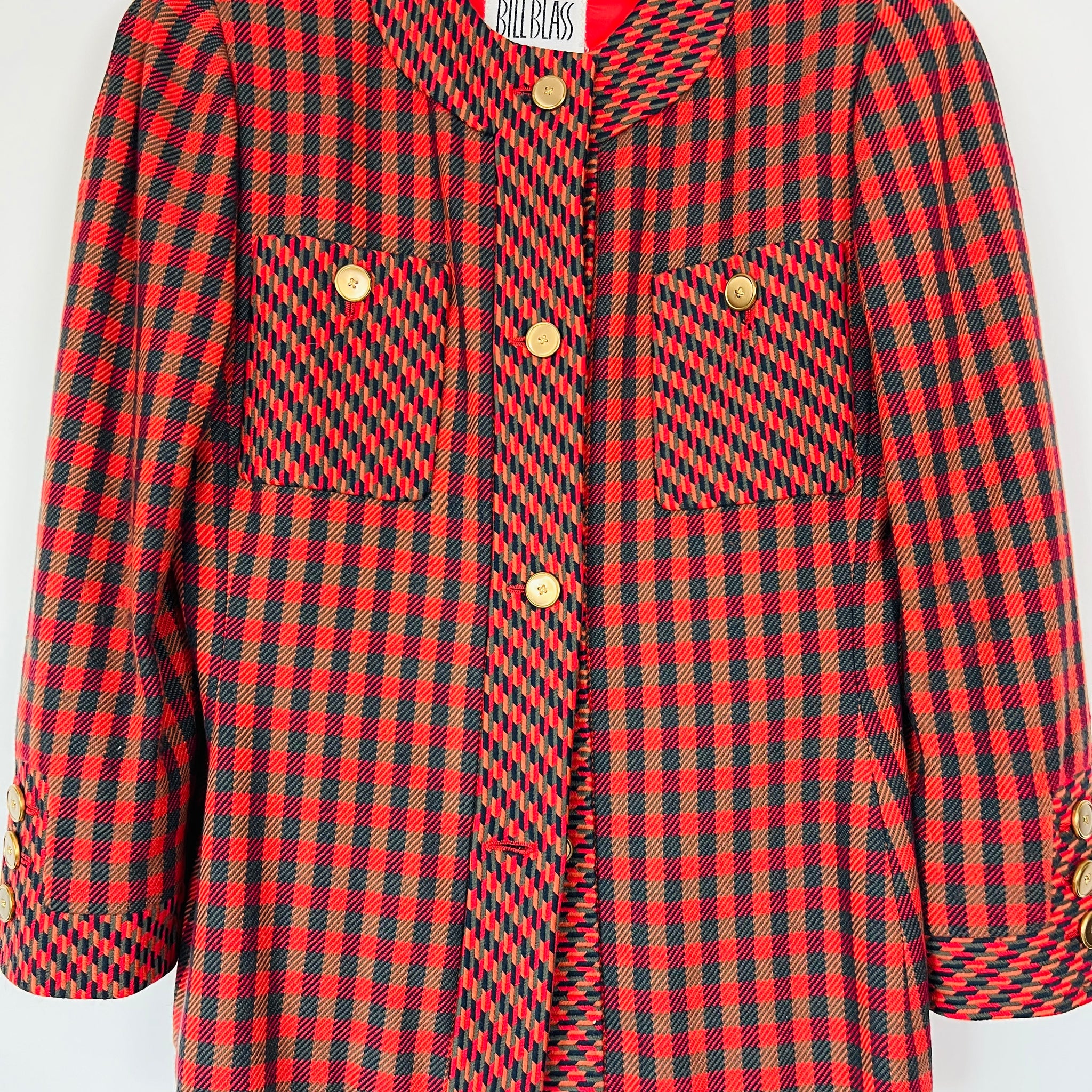 Live: 148 Plaid Bill Blass Blazer