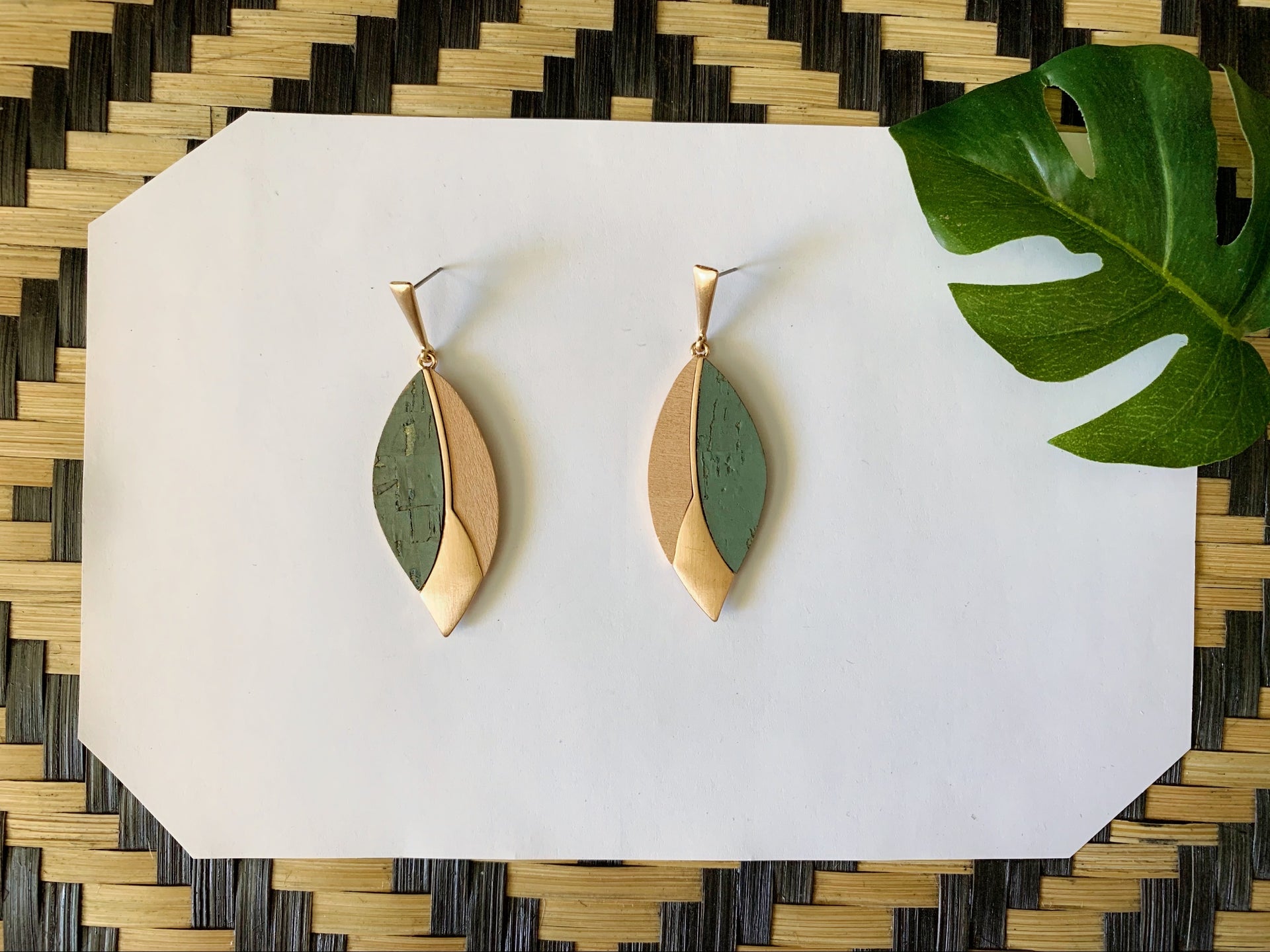 Olivera Leaf Earrings