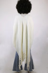 Live: 178 Ivory Vintage Wool Wrap