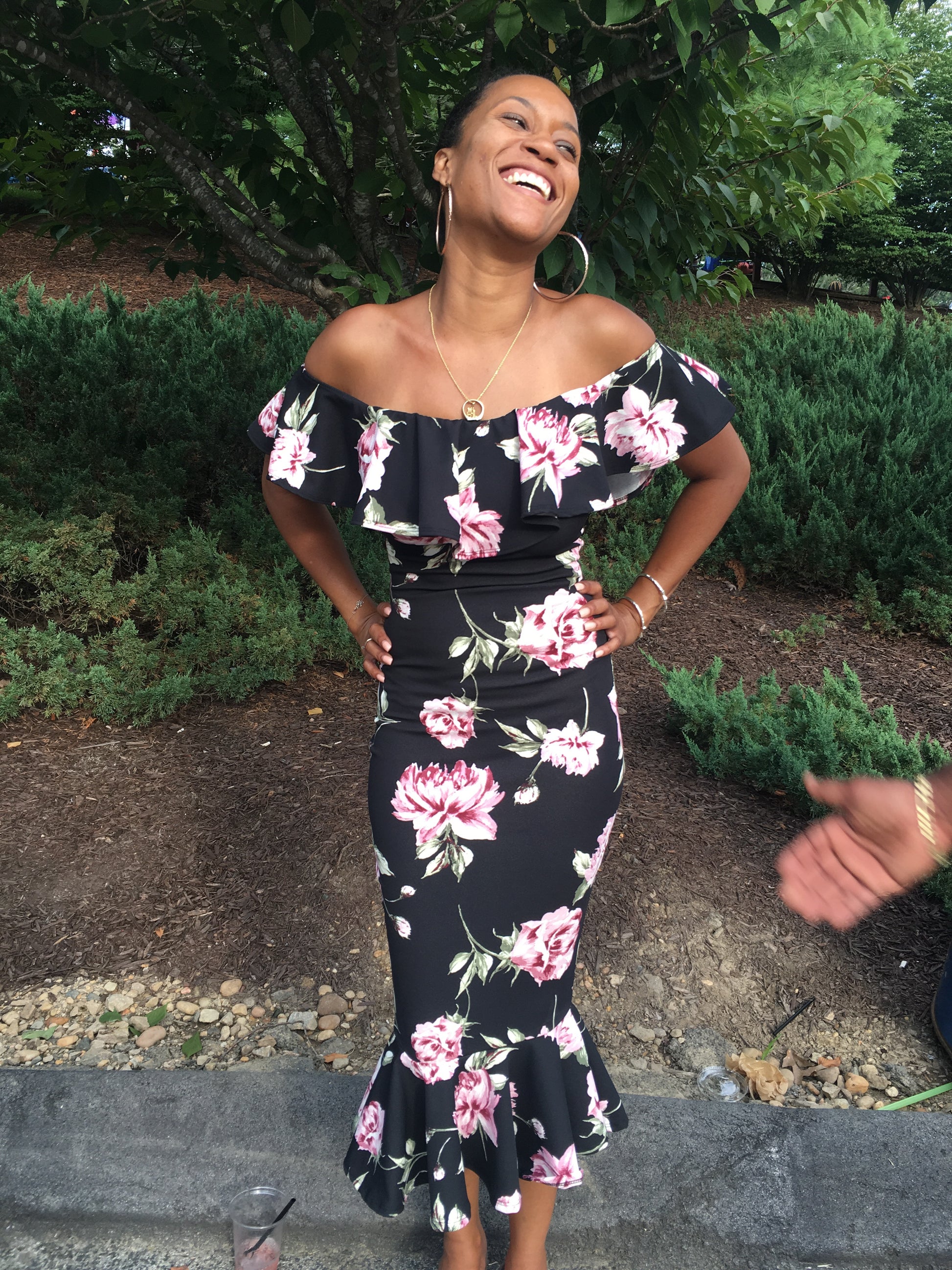 floral off the shoulder bodycon dress SHEIN MOD Women's Pink Floral Print Off-Shoulder Bodycon Dress,Dresses For Women Summer