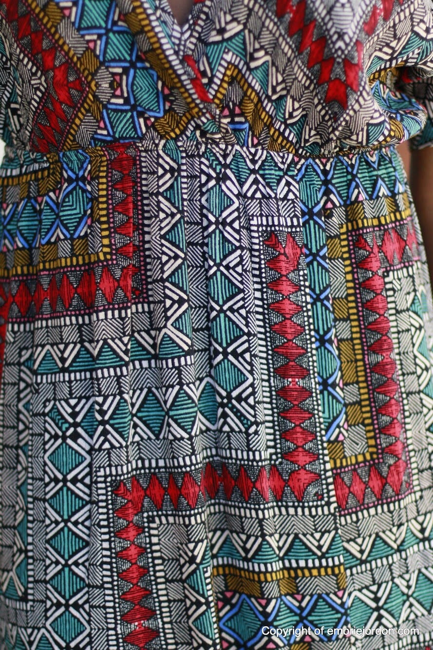 Zoria Tribal Maxi Dress