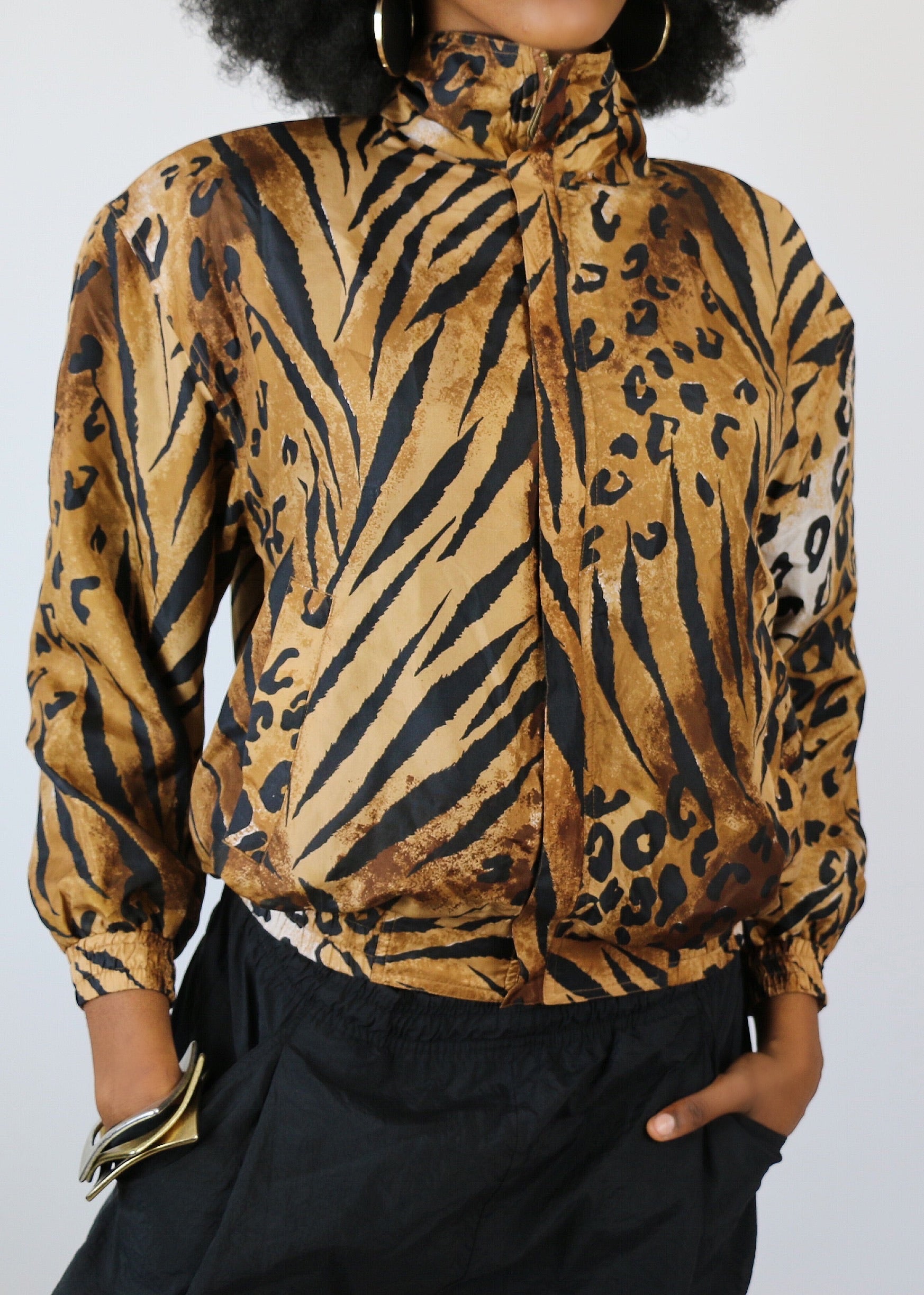 Live: 184 Vintage Silk Fuda International Windbreaker Jacket