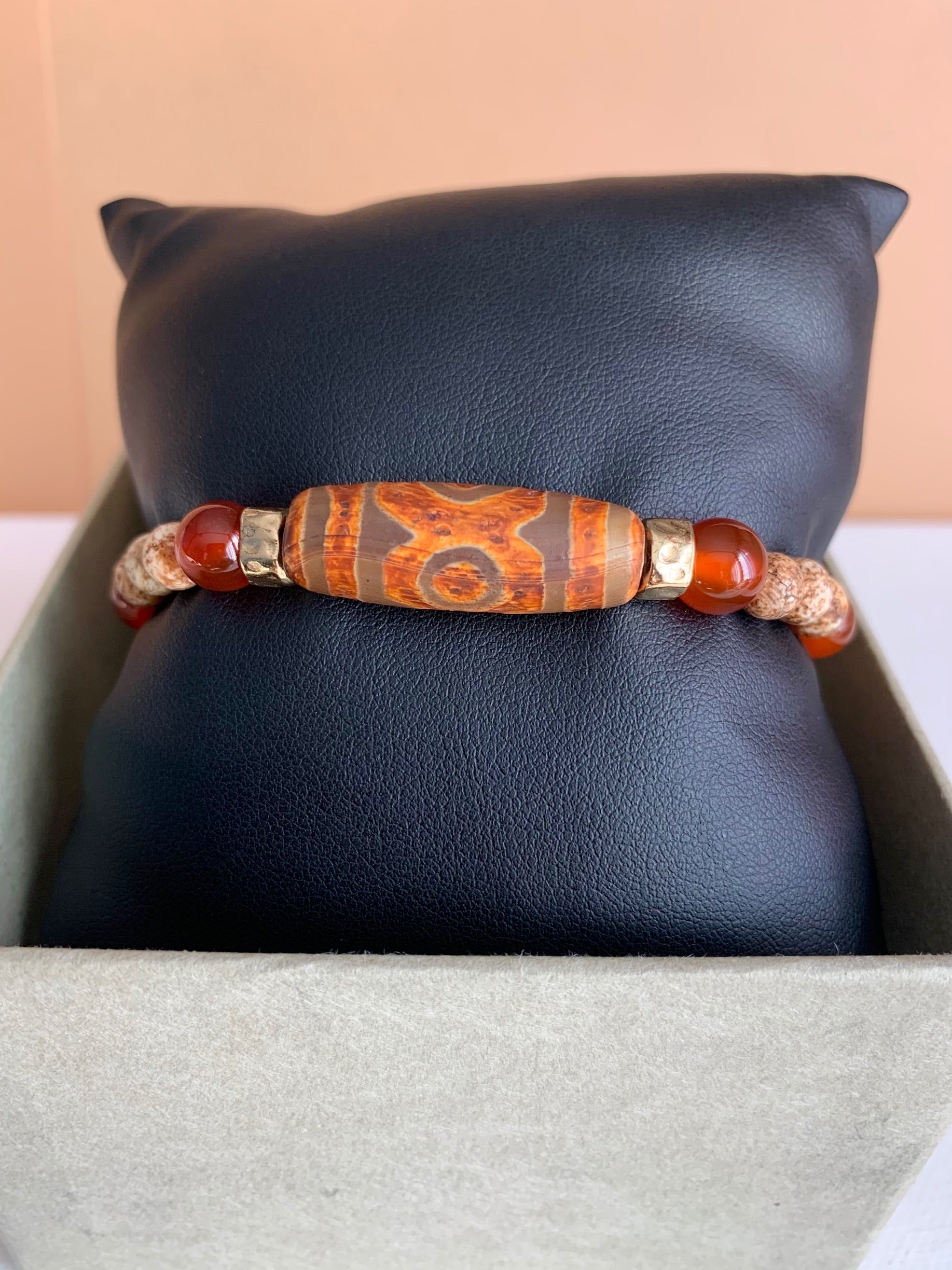 Tibetan and Agate Stone Bracelet