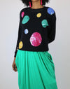 Dotted Sequins Vintage Sweater