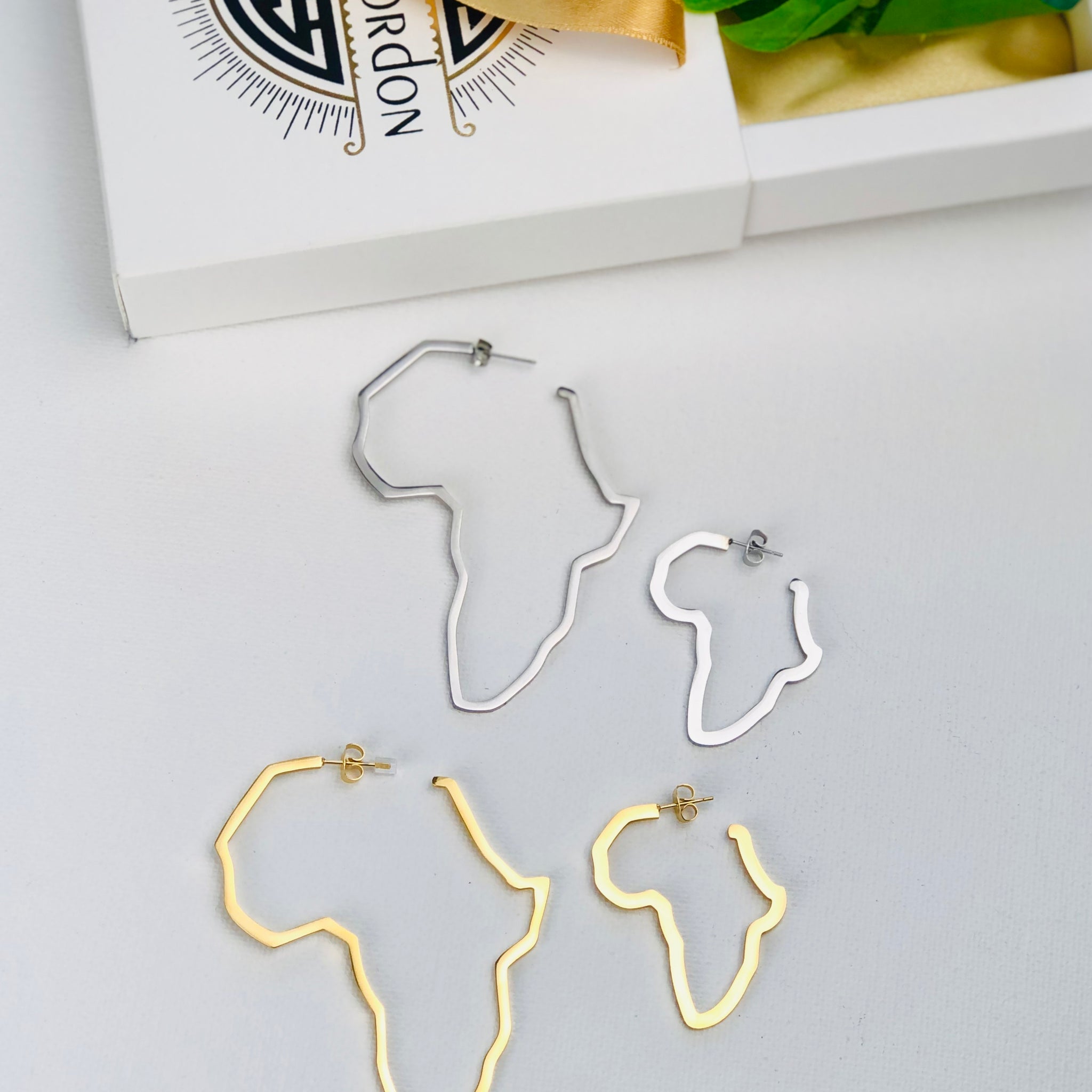 Africa Steel Earrings