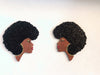 Afro Fever Wooden Earrings