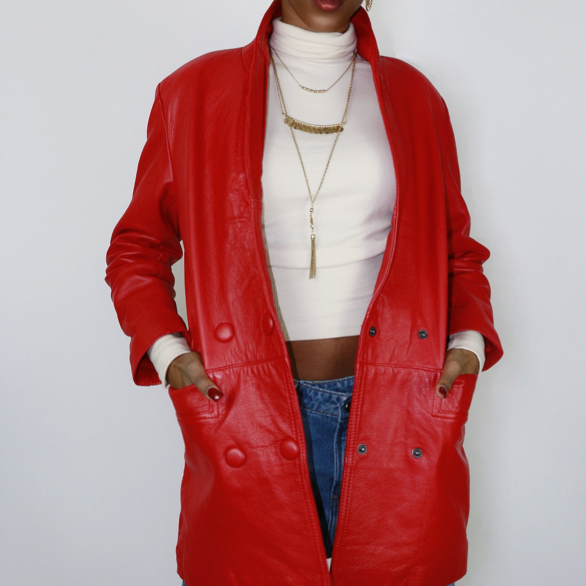 Vintage Leather Coat