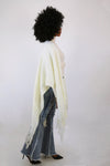 Live: 178 Ivory Vintage Wool Wrap