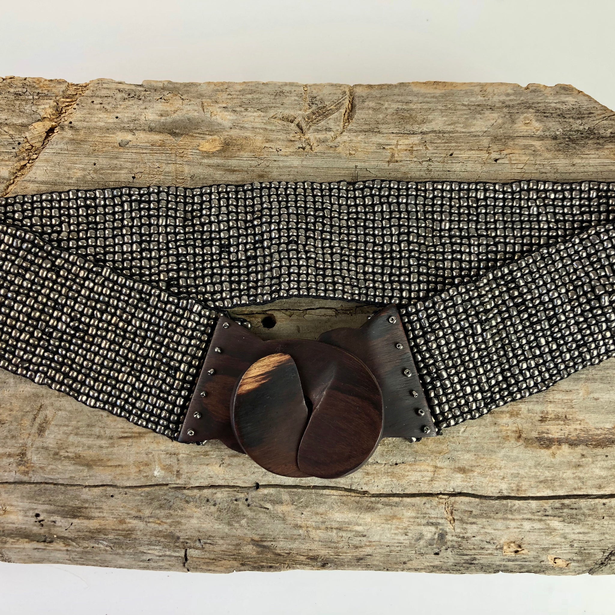 Silver Beaded Belt
