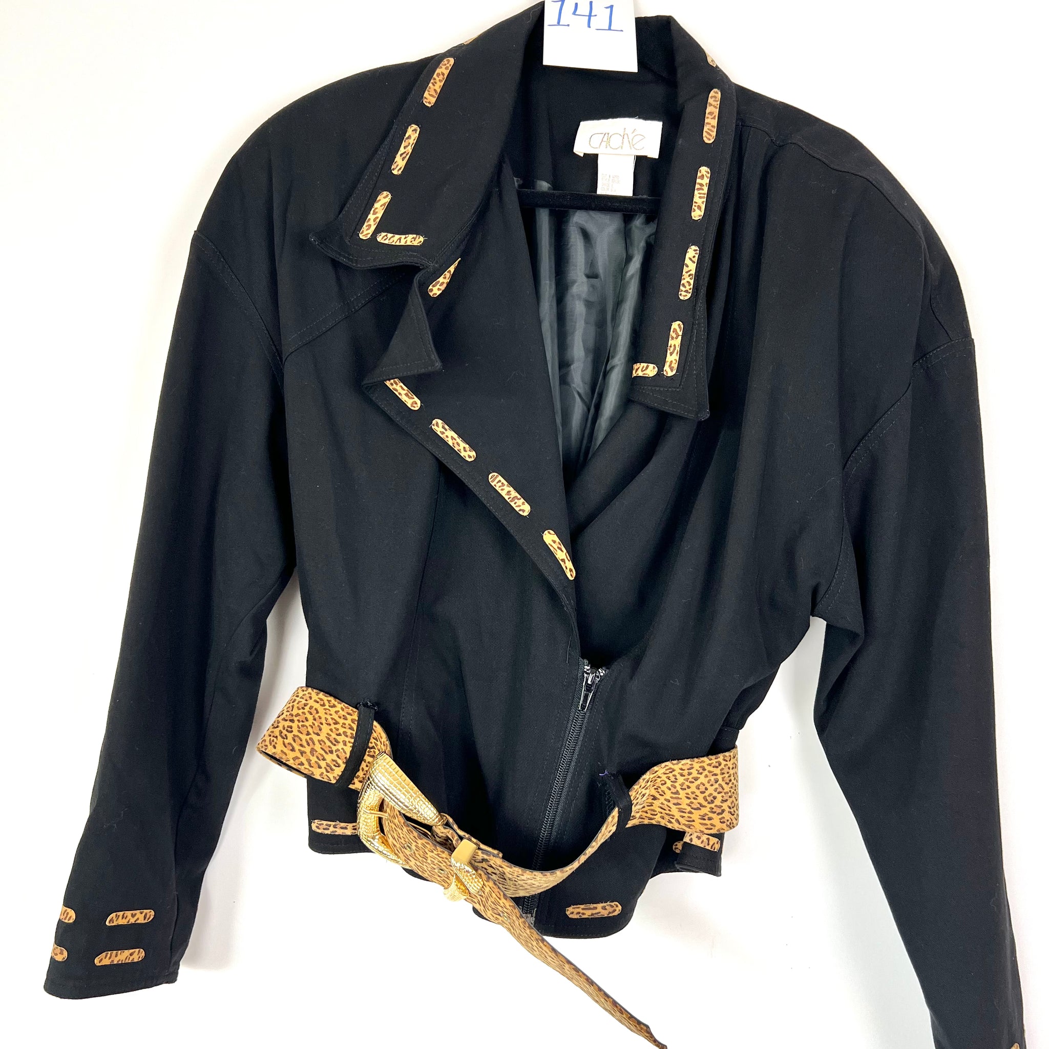 Live: 141 Vintage Cache' Belted Jacket