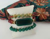 Emeralda Stone Bracelet Set