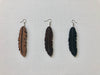 Feather Wooden Earrings