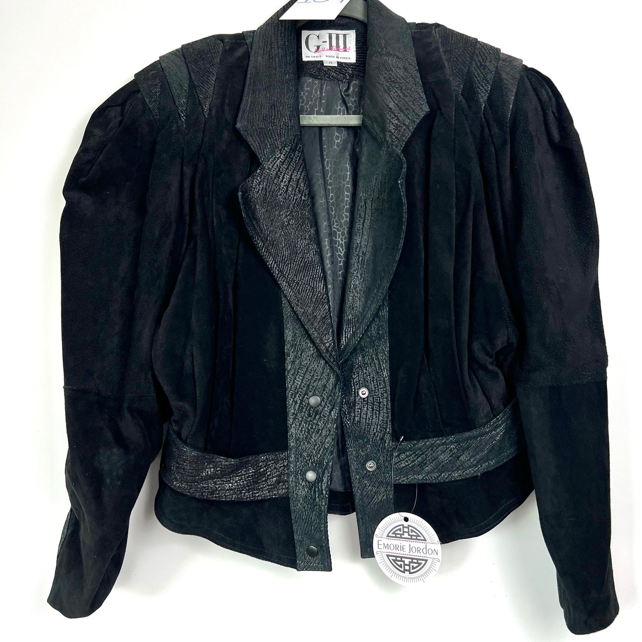 Live: 139 Vintage Suede & Leather Jacket