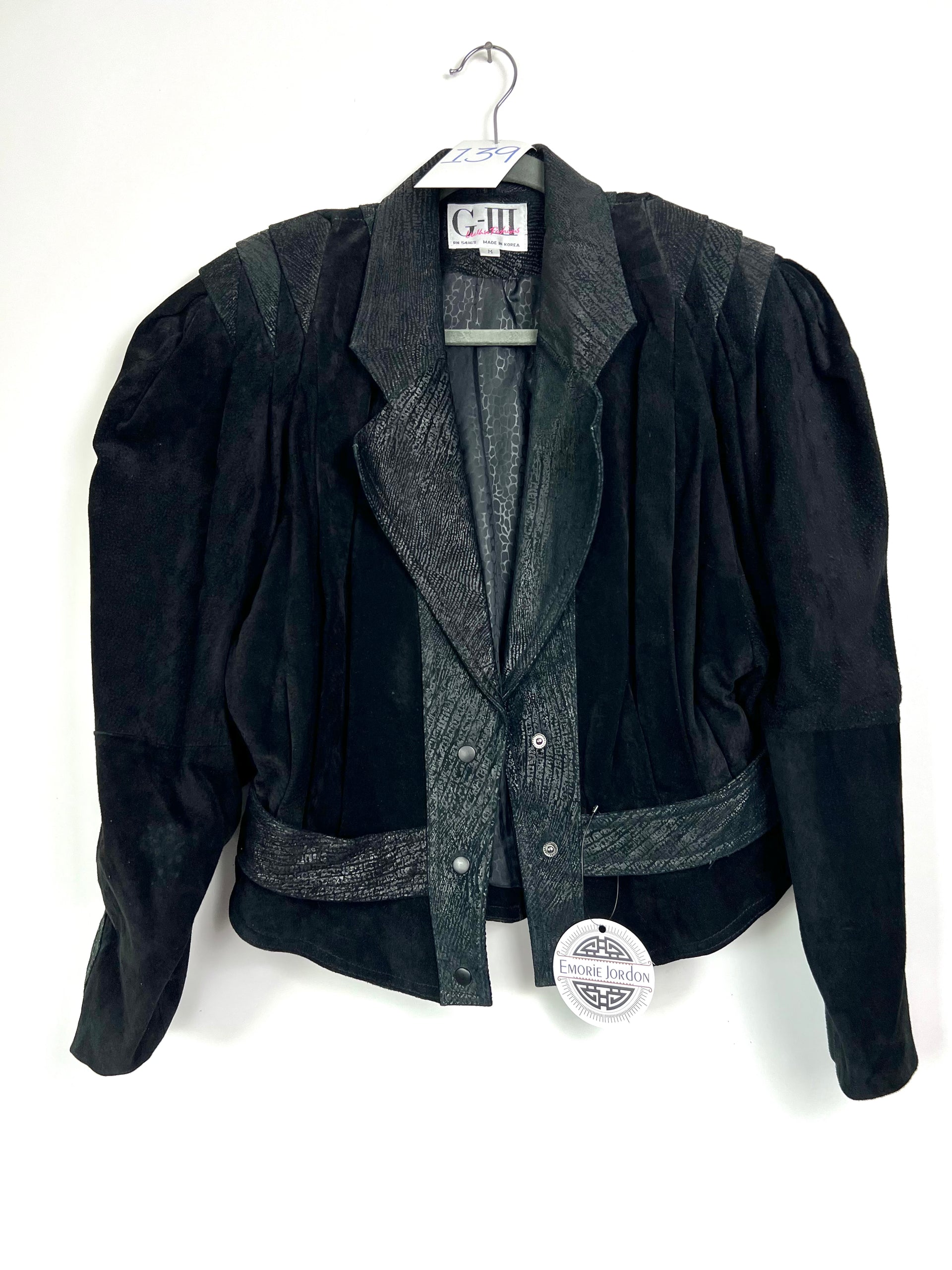 Live: 139 Vintage Suede & Leather Jacket