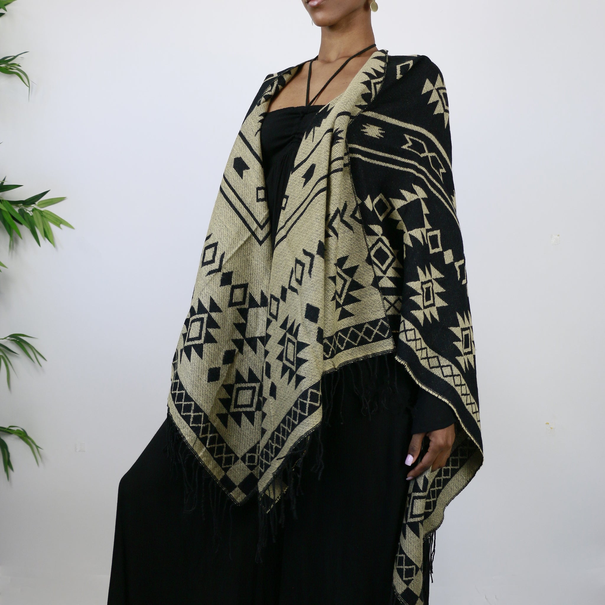 Aztec Reversible Shawl