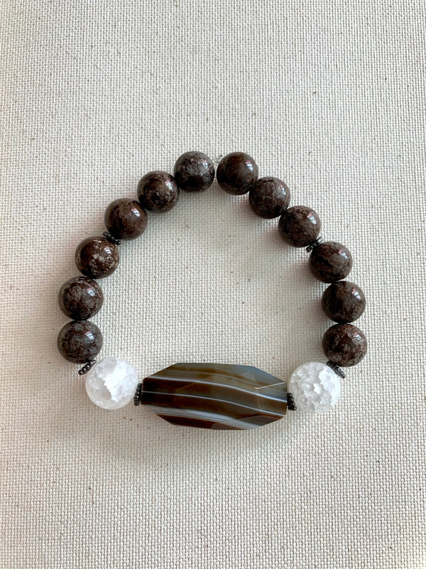 Chocolate Jasper Stone Bracelet