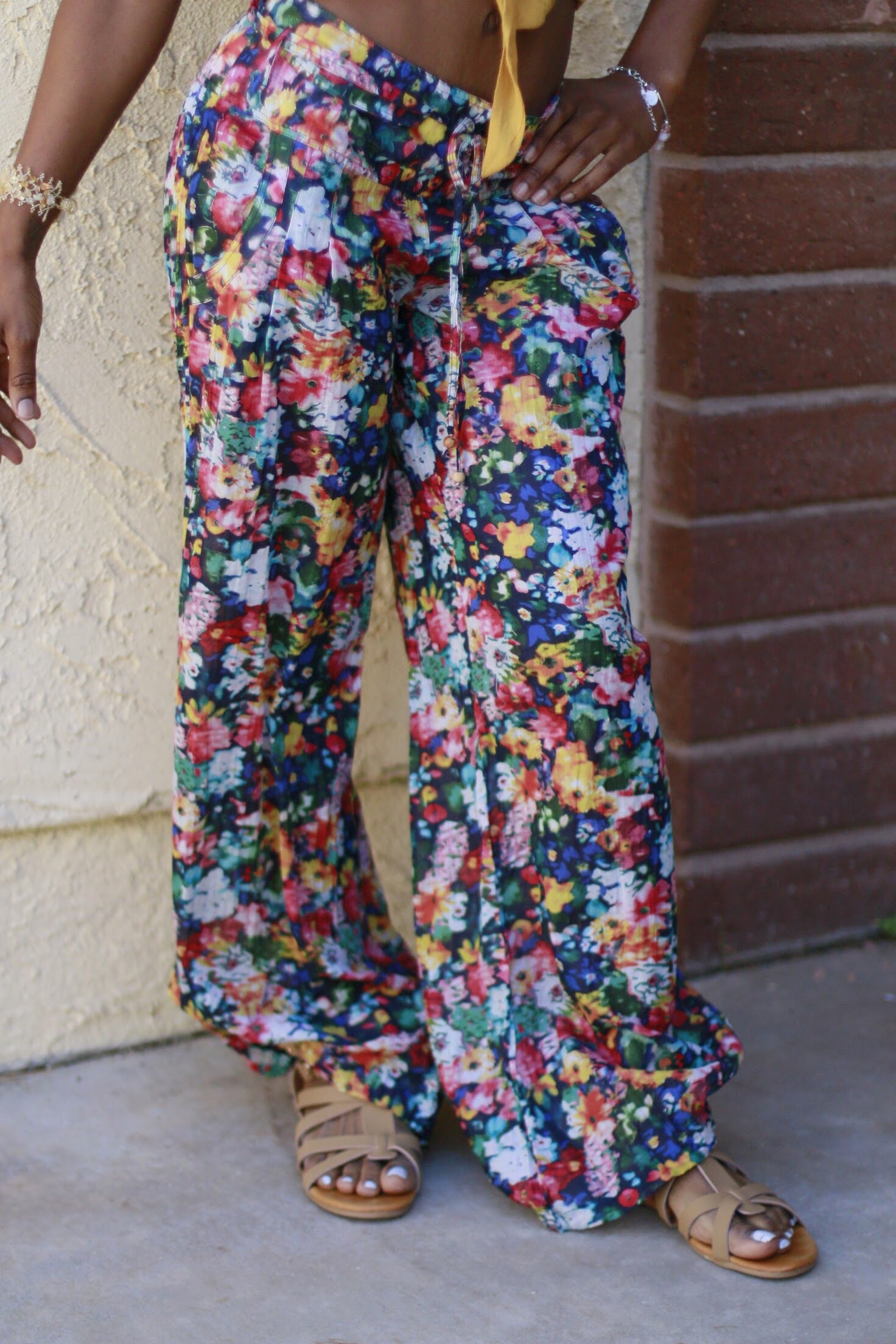 Blooming Cotton Pants